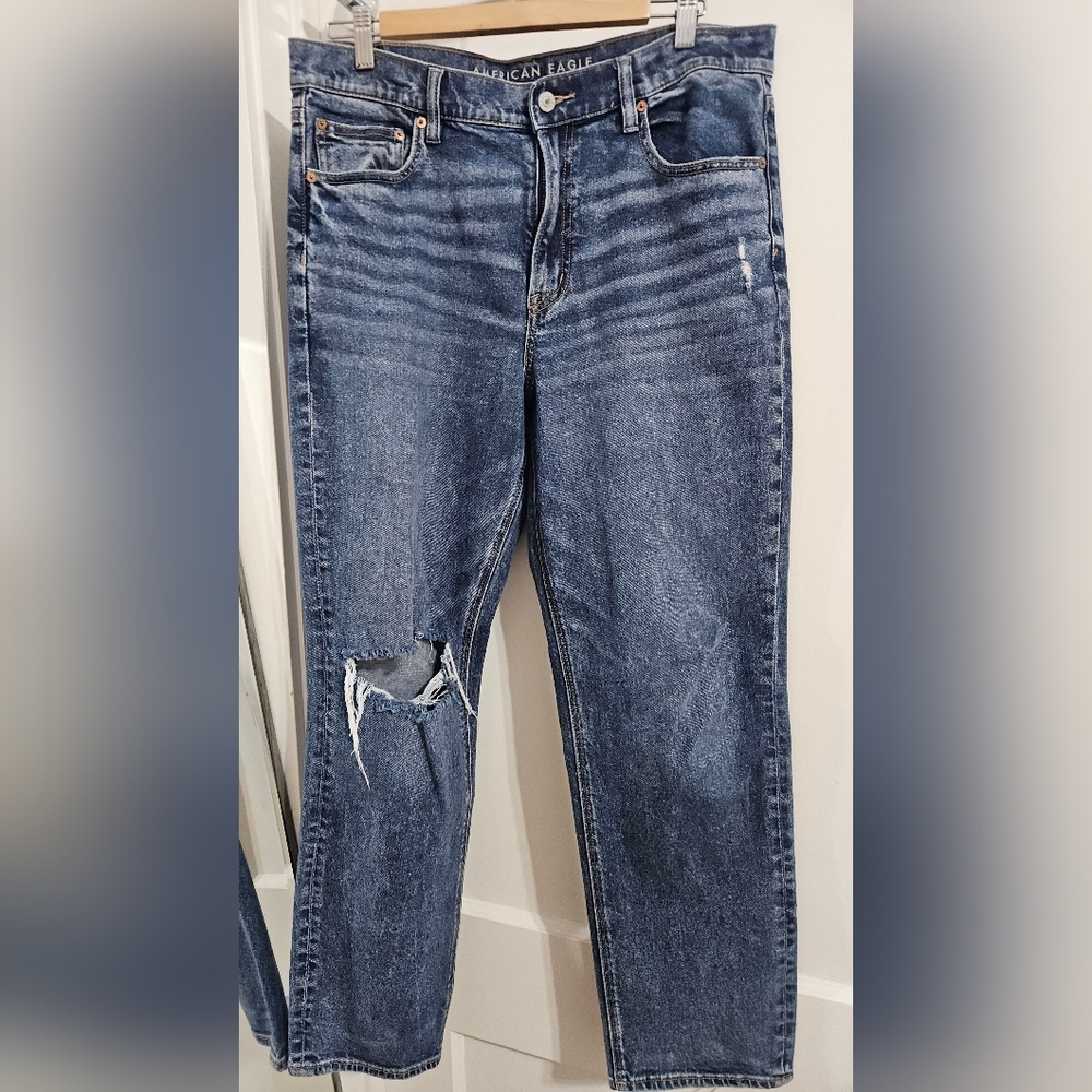 American Eagle Outfitters Distressed Blue Jeans